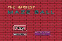 The Hardest Maze Ball Screen Shot 0