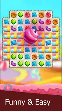 Candy Sweet Match 3 Game Screen Shot 2