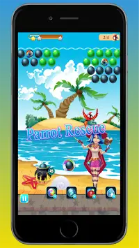 Bubble Shooter Witch & Parrot Screen Shot 1