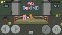 Pig Boxing - Pixel juego de lucha Screen Shot 4
