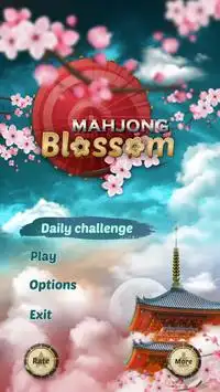 Mahjong Blossom Screen Shot 0