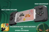 Supreme Stickman Warriors: black Hero Vs Spider Screen Shot 0