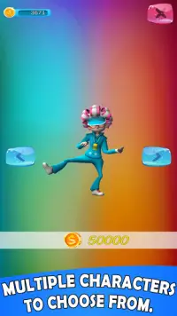 Subway escape: kids surfers casual running game Screen Shot 0