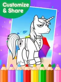 Coloring Book for Little Pony Screen Shot 1