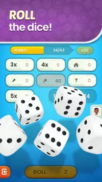Golden Roll: The Yatzy Dice Game Screen Shot 3