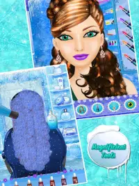 Ice Queen Hairstyles Salon - Girls Makeup Salon Screen Shot 3