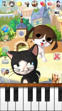 Talking Cat và Dog Kids Games Screen Shot 2