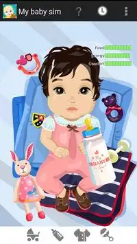 My Baby Sim - childcare game Screen Shot 12