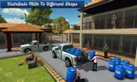 città latte trasporto simulatore: bestiame agricol Screen Shot 1