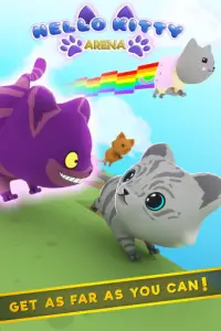 Simulador de gato 3D Olá: Cute grátis Kitty Arena Screen Shot 0
