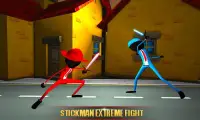 Stickman Ninja Krieg Extreme Fight 3D Screen Shot 1