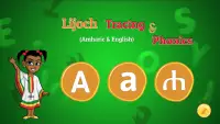 Lijoch Tracing - Learn Amharic & English Alphabet Screen Shot 5