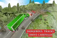 Off-Road Cargo Truck Wood Transport Driver Screen Shot 1