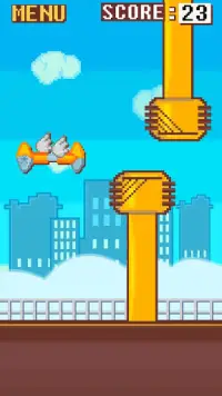 Flappy Hoverboard Screen Shot 0