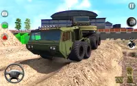 لعبة قيادة شاحنة الجيش 2020- شاحنة بضائع ثلاثية Screen Shot 2