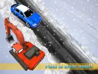 Nieve Rescate Excavadora Sim Screen Shot 8