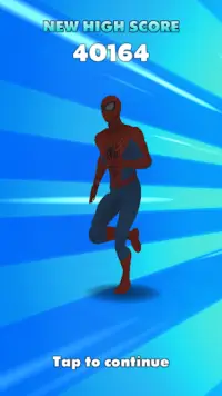 Subway Spider Hero Man Run Screen Shot 0