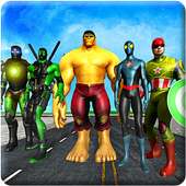 Superheroes vs Robots Battle - Zombie Aliens Fight