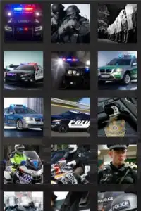 Cartões de jogo da polícia Screen Shot 1