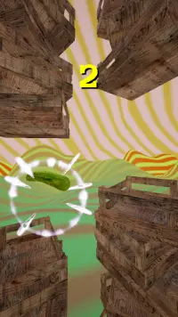 Cucumber Crate: Smashed Flappy Screen Shot 2