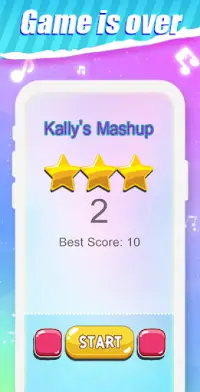 Kally's Mashup Piano Tiles Game Screen Shot 3