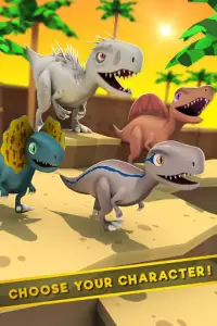 Dinosaurio Jurásico: Simulación Real de Carreras Screen Shot 2