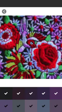 Cross Stitch Pixel Art Color By Number Screen Shot 6