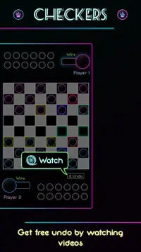 Checkers Game Screen Shot 1