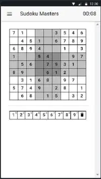 Sudoku Masters Screen Shot 1