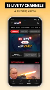 News18- Latest & Live News App Screen Shot 2