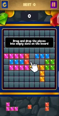 Jewels block puzzle game Screen Shot 0