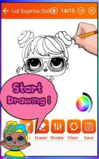 How to draw Lol doll surprise (Lol surprise game) Screen Shot 3