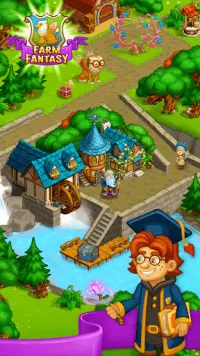 Farm Fantasy: Feliz Dia Mágico e Cidade Mágica Screen Shot 2