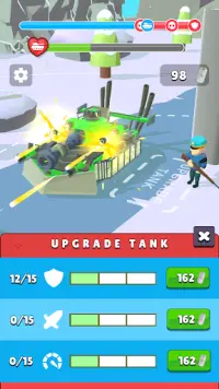 Tank Commander 3D: Army Rush! Screen Shot 1