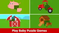 Игры Детская Ферма–Веселые Головоломки для Малышей Screen Shot 1