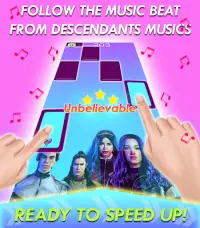Piano Game Music: Descendants 3, 2 and 1 Screen Shot 2