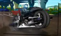 Spider Panther Moto Racing Game Screen Shot 1