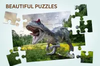 Dinosaur Jigsaw Puzzles - T-Rex and Dinosaurs Screen Shot 0