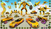 Bee Robot Car Transform Games Screen Shot 2