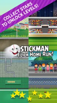 Stickman Baseball Home Run Screen Shot 2