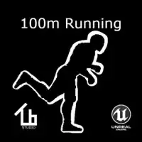 100 m running Screen Shot 0