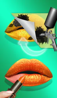 Labbra fatte! Soddisfacente gioco 3D ASMR Lip Art Screen Shot 16