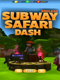 Subway Safari Dash Screen Shot 6