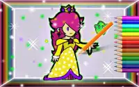 How to color princess rosalina Screen Shot 1
