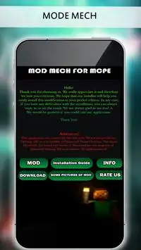 Mod Mech for MCPE Screen Shot 0