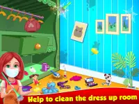 Doll  House  Cleaning  Princess  Girls  Games Screen Shot 1