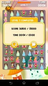 Princess Fairy Crush Game Screen Shot 1