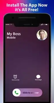 Fake Call i-Phone X Screen Shot 5