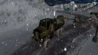 Snow Army Truck Game:Military Cargo Truck Driver Screen Shot 4