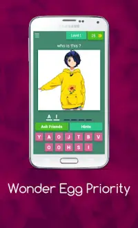 Quiz Wonder Egg Priority - Anime Trivia Game free Screen Shot 0
